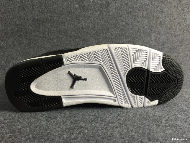 Reps BK black air jordan metallic 4 gold-white “royalty” mens 308497-032 1115